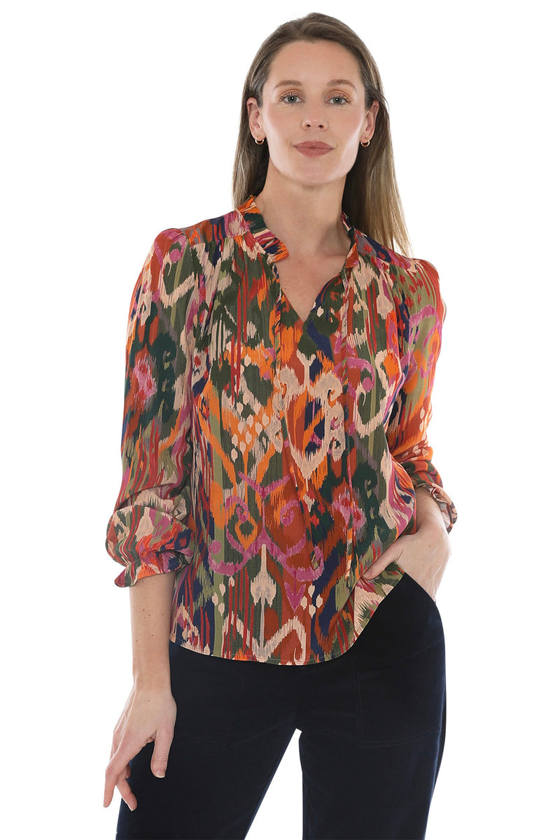 Opulant Ikat Top Multi