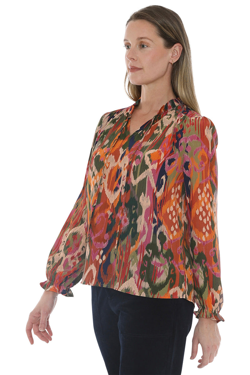 Opulant Ikat Top Multi