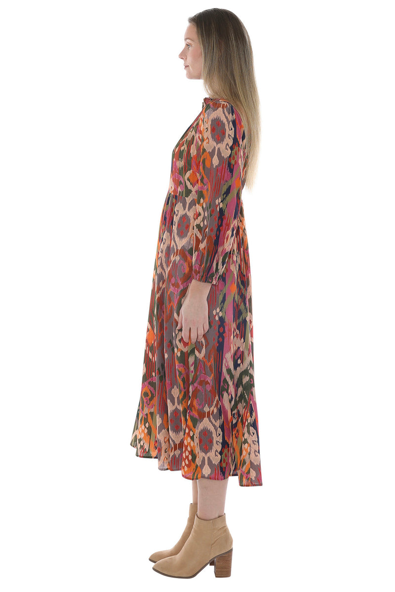 Opulant Ikat Dress Multi