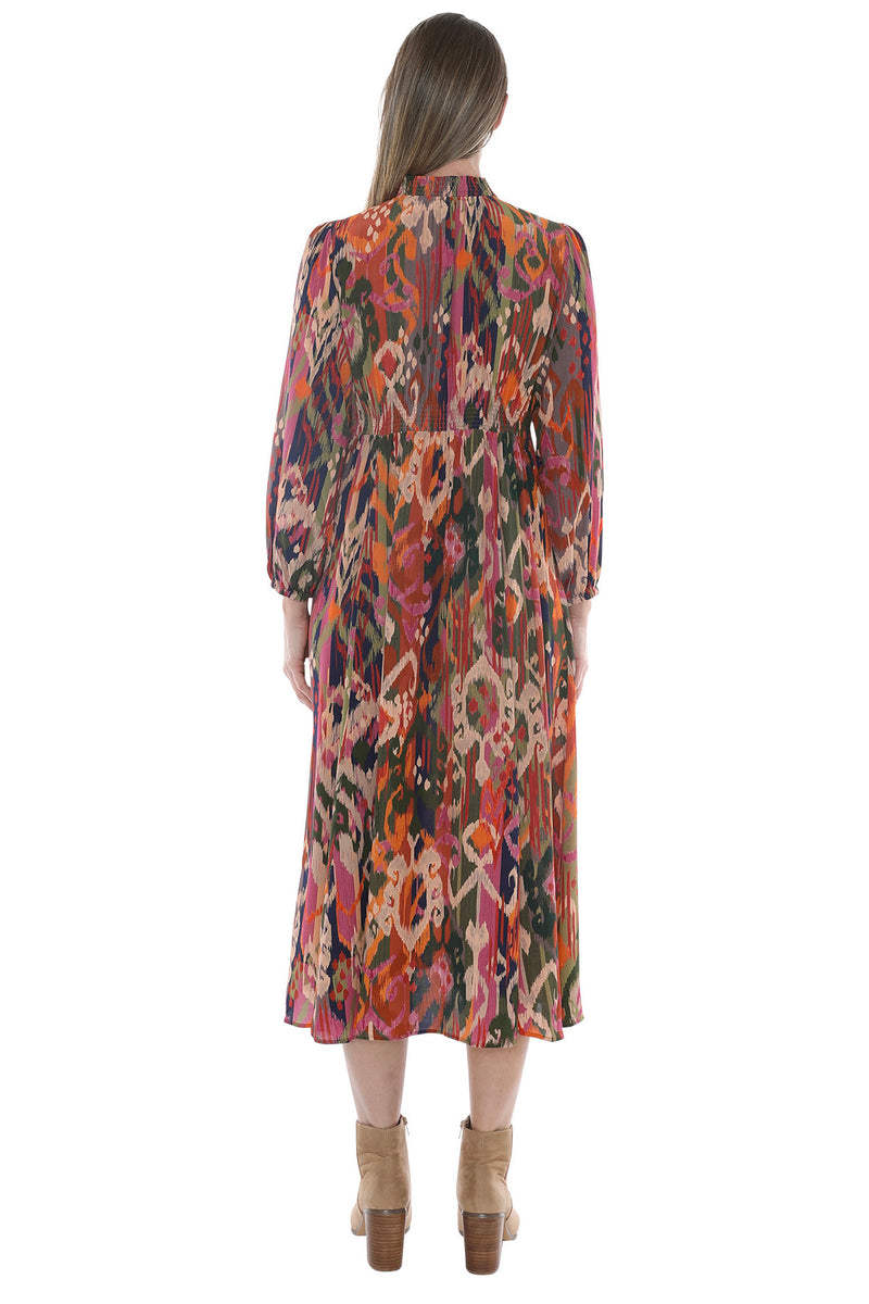 Opulant Ikat Dress Multi