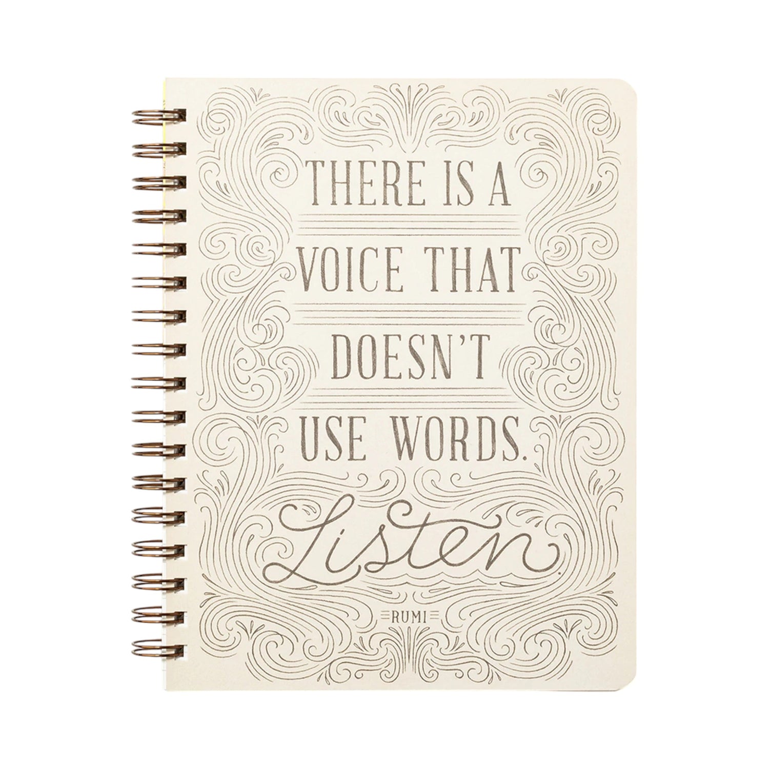 There Is A Voice Spiral Notebook