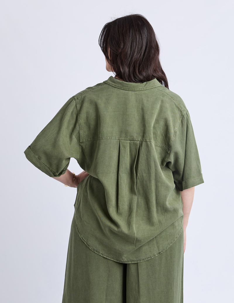 Bliss Washed Shirt | Clover