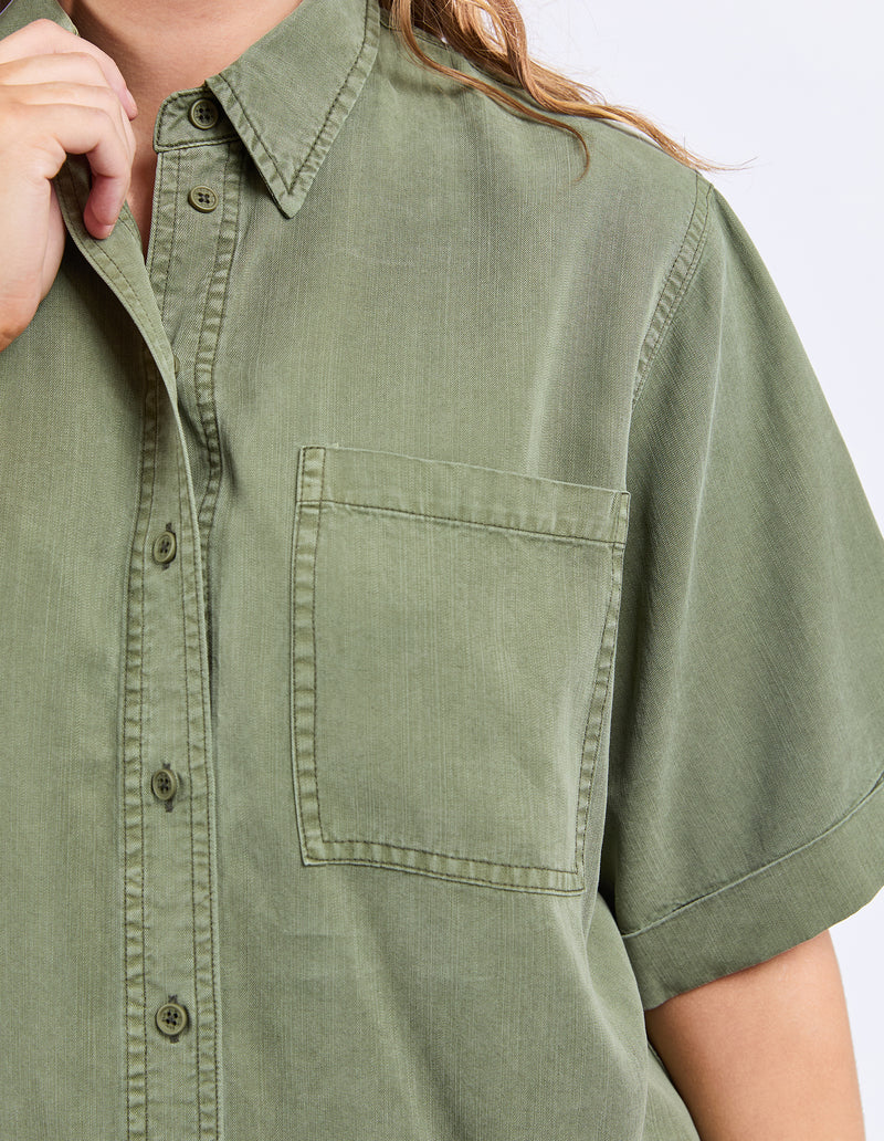 Bliss Washed Shirt | Clover