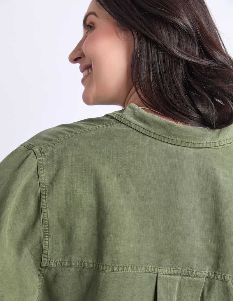 Bliss Washed Shirt | Clover