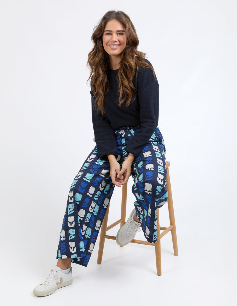 Elm Lifestyle x Madeleine Stamer Pant Navy – Limited Edition Artist Collaboration
