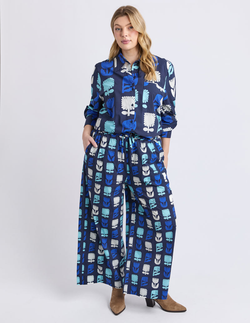 Elm Lifestyle x Madeleine Stamer Pant Navy – Limited Edition Artist Collaboration