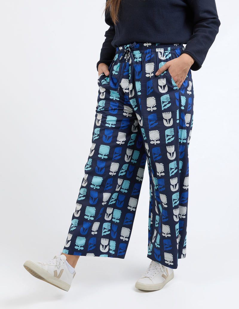 Elm Lifestyle x Madeleine Stamer Pant Navy – Limited Edition Artist Collaboration