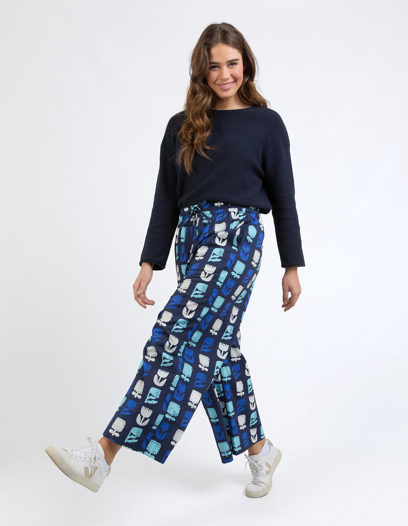 Elm Lifestyle x Madeleine Stamer Pant Navy – Limited Edition Artist Collaboration