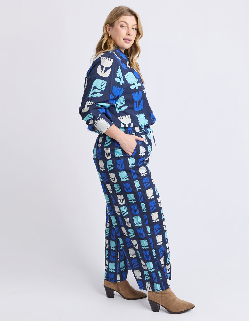 Elm Lifestyle x Madeleine Stamer Pant Navy – Limited Edition Artist Collaboration