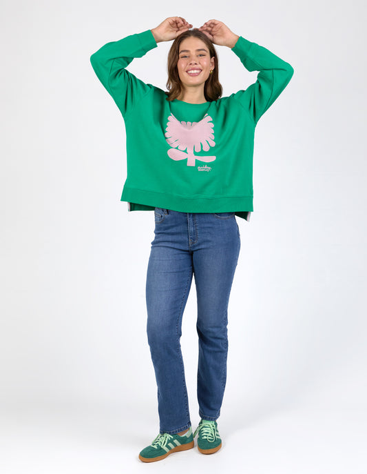Madeleine Stamer 2 Crew Pine Green