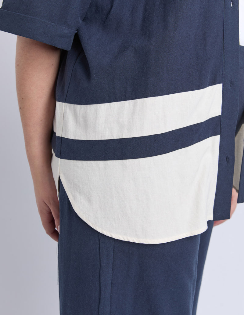 Scarlet Shirt | Navy