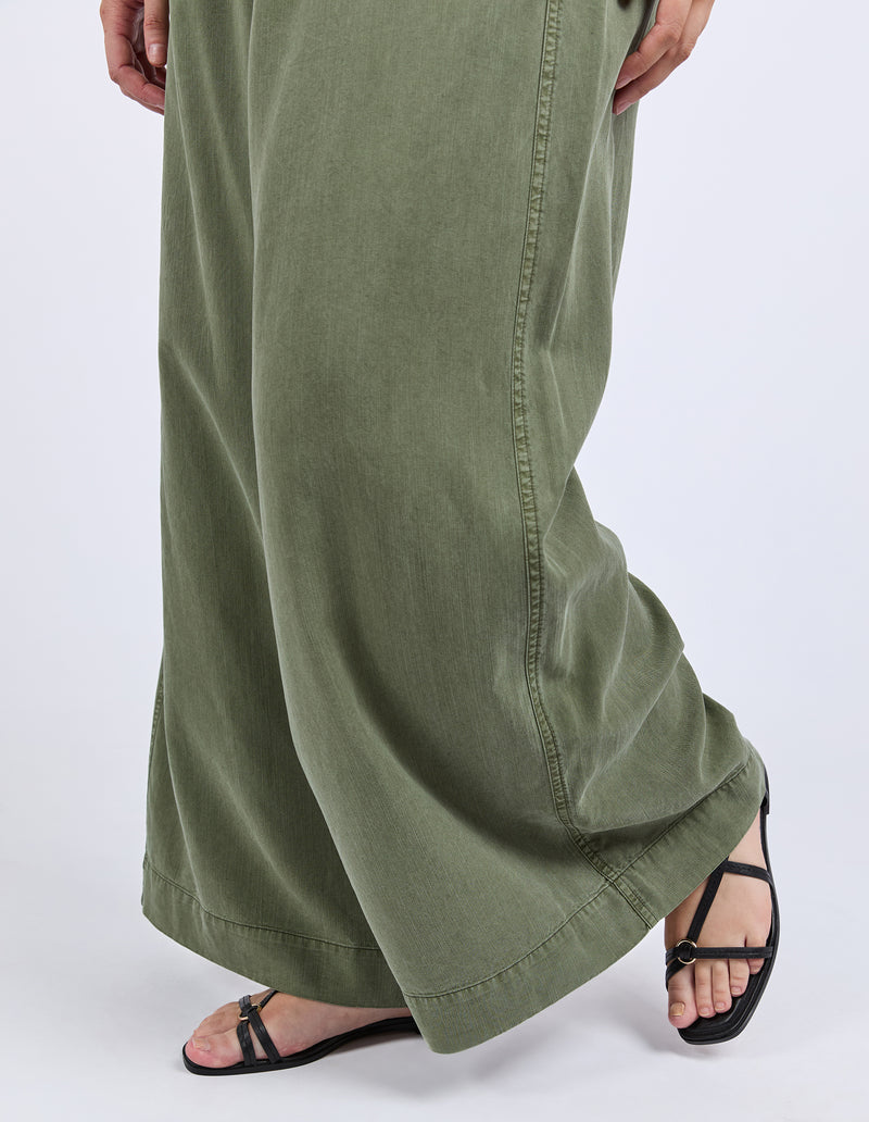 Bliss Culotte | Clover Green Pants
