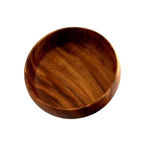 Sustainable acacia wood bowl perfect for cheese boards and condiments 