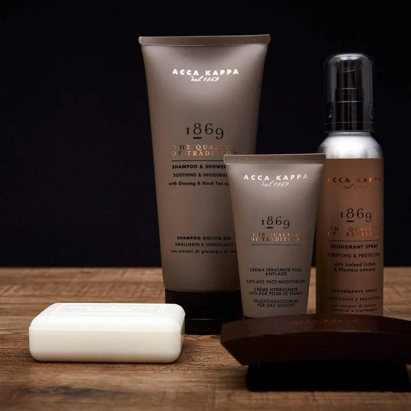 Men’s luxury shampoo and shower gel 1869 range