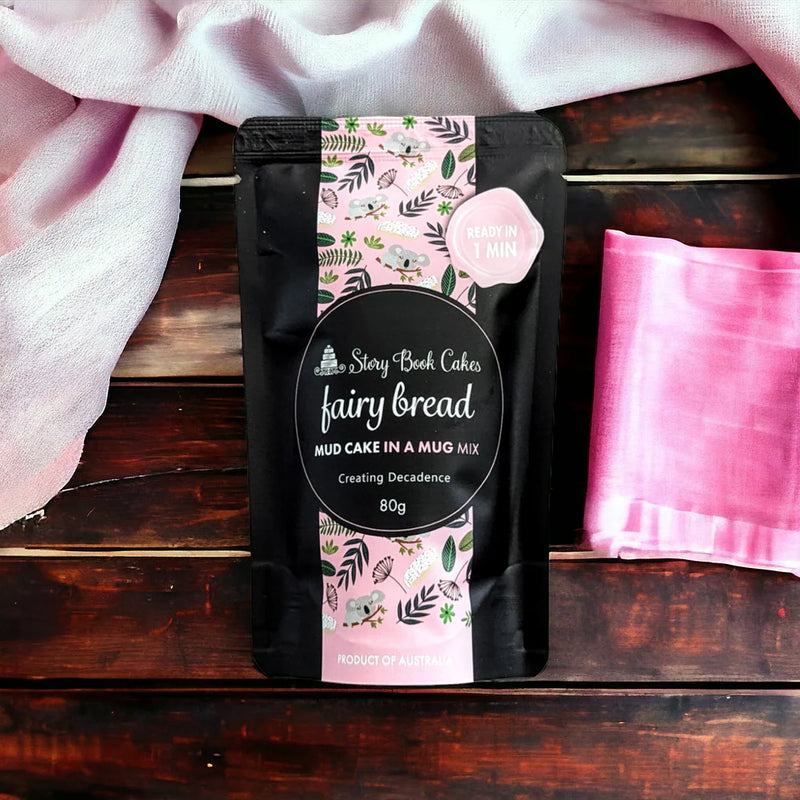 Fairy bread mug cake mixe - part of Australian cake in mug gift set