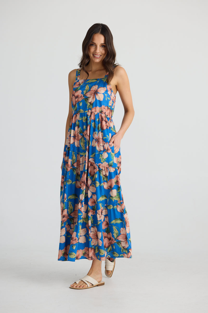 Willow Dress – Amalfi Floral | Brave + True Midi Summer Dress