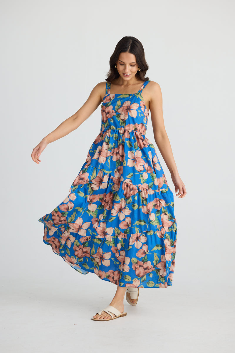 Willow Dress – Amalfi Floral | Brave + True Midi Summer Dress