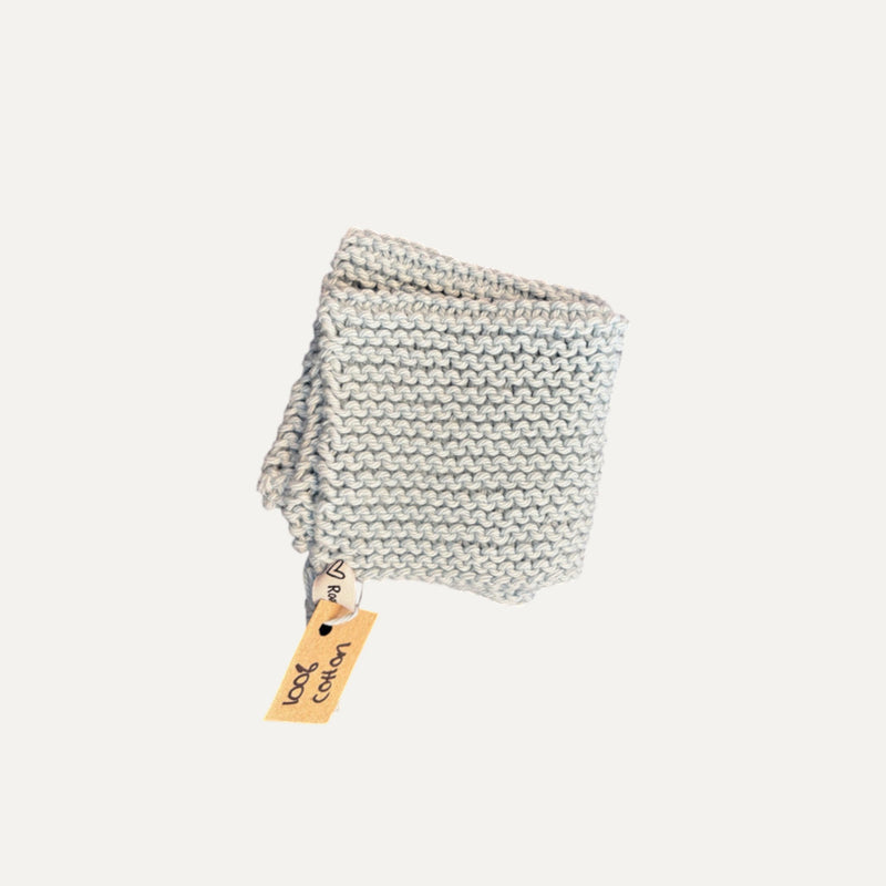 Face Washer Baby Blue | 100% Cotton Handmade