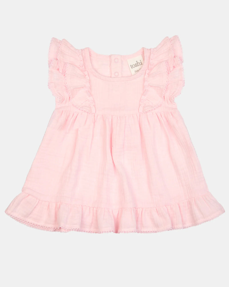 Toshi Baby Dress Sammy – Blossom | Organic Cotton
