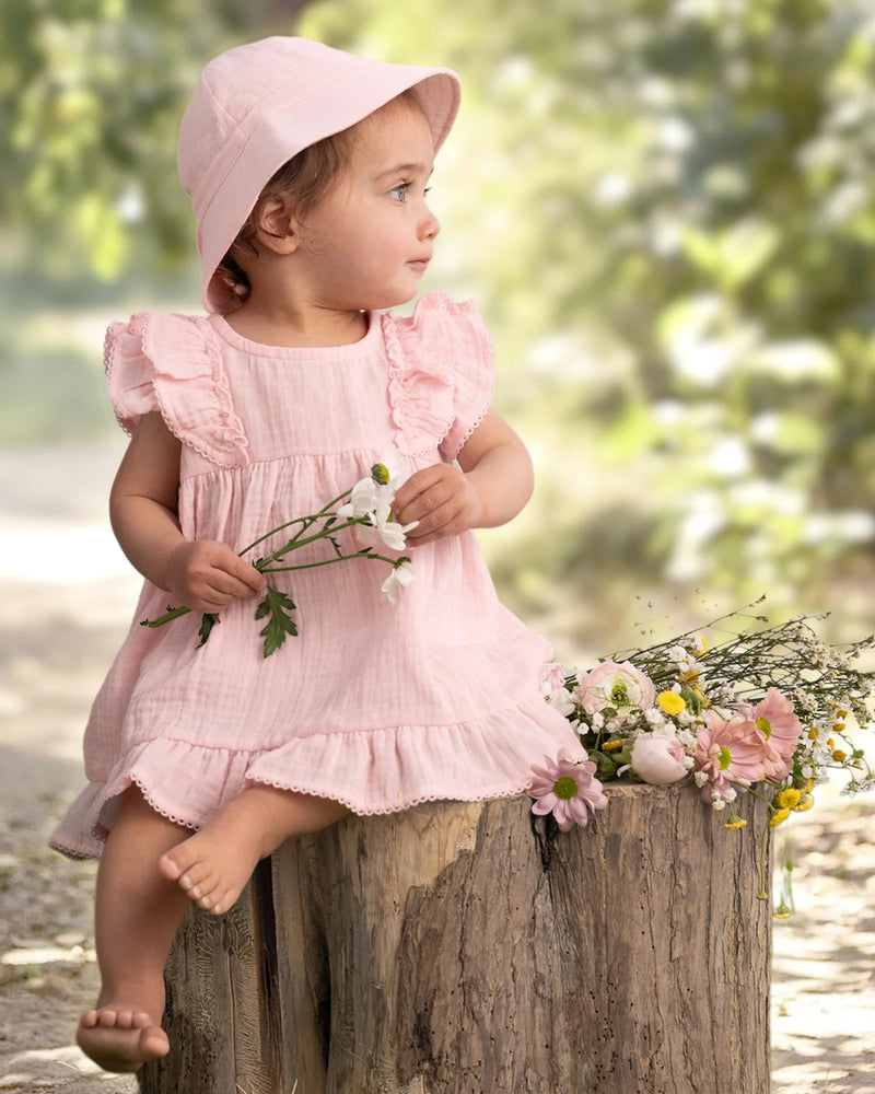 Toshi Baby Dress Sammy – Blossom | Organic Cotton