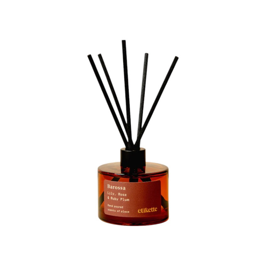 Eco Reed Diffuser - Barossa in Lily Rose & Ruby Plum