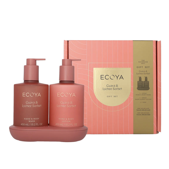 Guava and Lychee Bathroom Edit gift set Australia