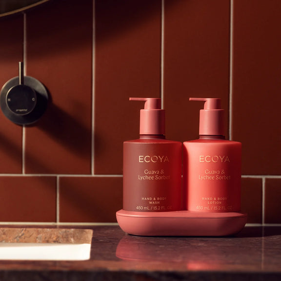 Luxury hand and body wash and lotion set