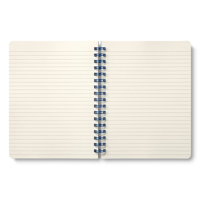 Be Who You Are Cat Spiral Notebook | Wire-O Journal by Emily Taylor