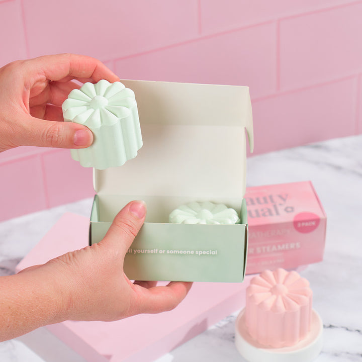 Shower Steamer  Beauty Ritual Dusty Pink - Lavender/Chamomile