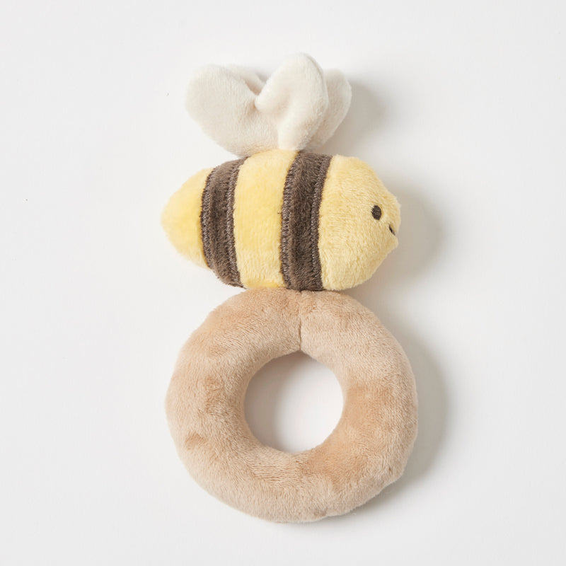 jiggle and giggle plush bee rattle