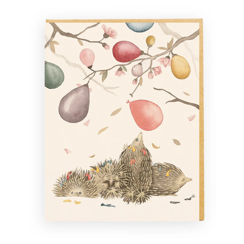 Missy Bee Bee Birthday With A Bang echidna birthday card