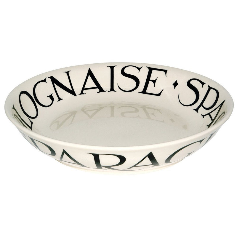 Black Toast Bolognese Medium Pasta Bowl