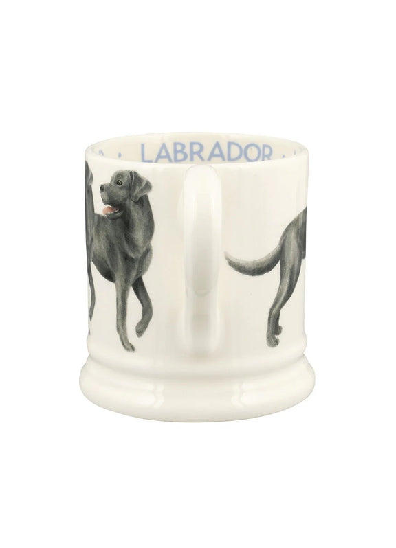 Collectable Emma Bridgewater mug with Black Labrador artwork and 300ml capacity for tea and coffee.