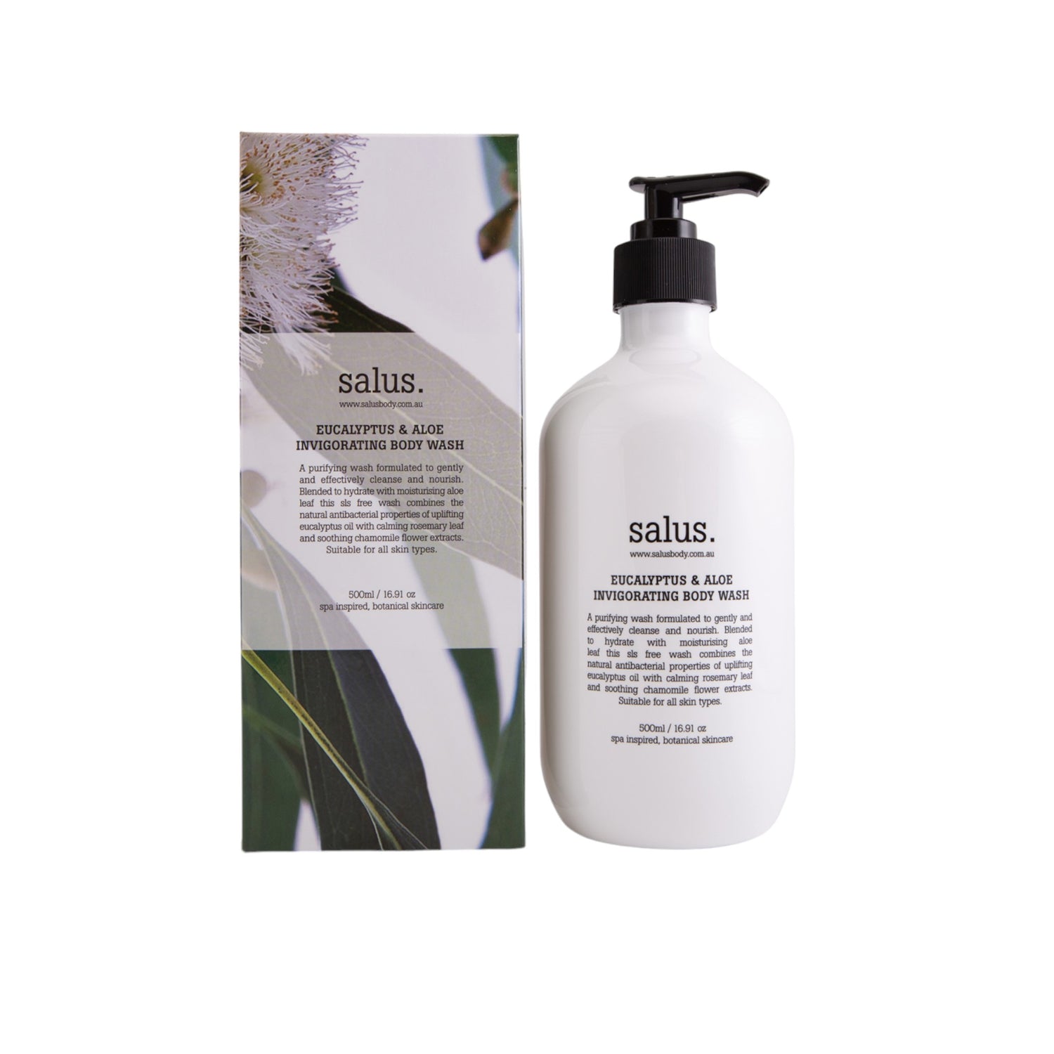 Eucalyptus & Aloe Invigorating Body Wash 500ml