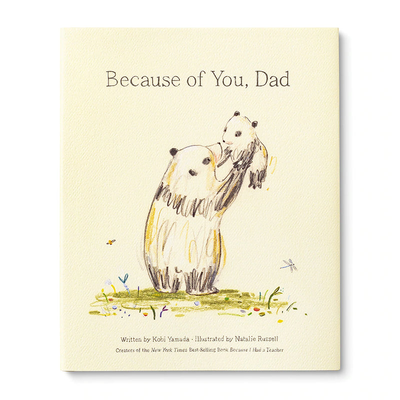 Because of You Dad gift book by Kobi Yamada