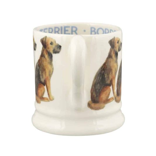 Collectable English earthenware mug with Border Terrier artwork and classic Emma Bridgewater styling.