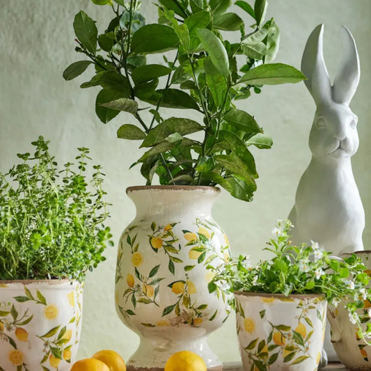Botanical Lemon Urn