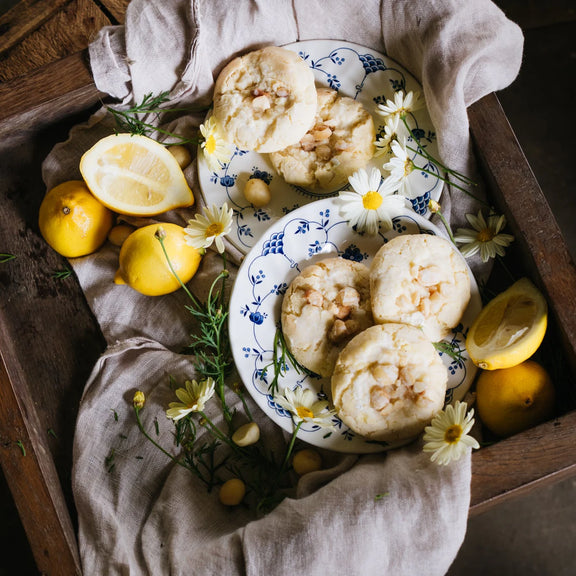 lemon macadamia cookies australia