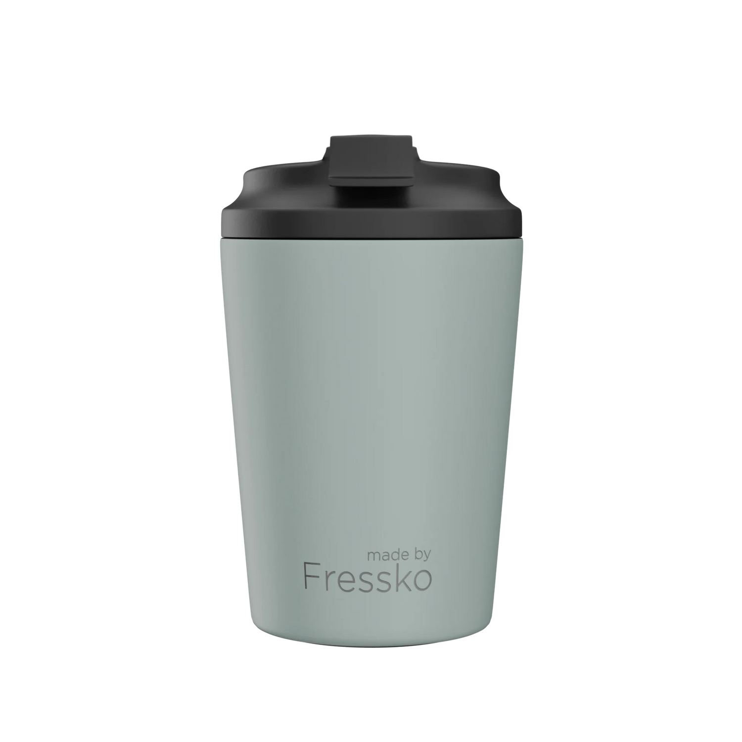 Fressko Bino 8oz Reusable Cup in Sage with ceramic interior