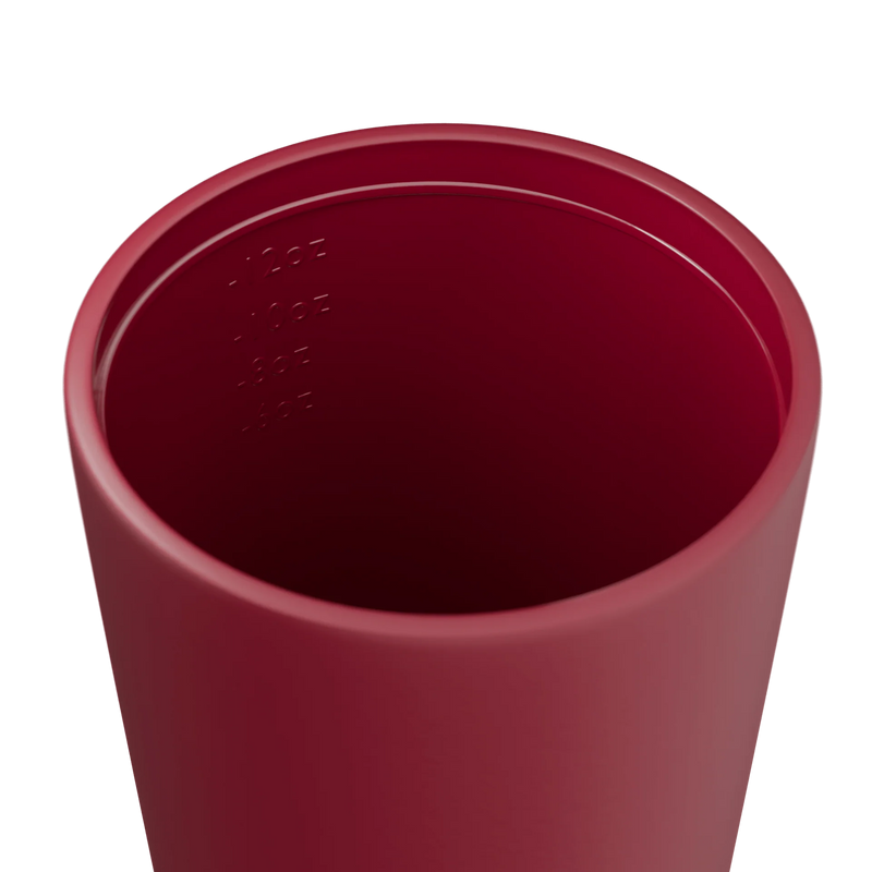 interior of red Made By Fressko Rouge Ceramic Camino 