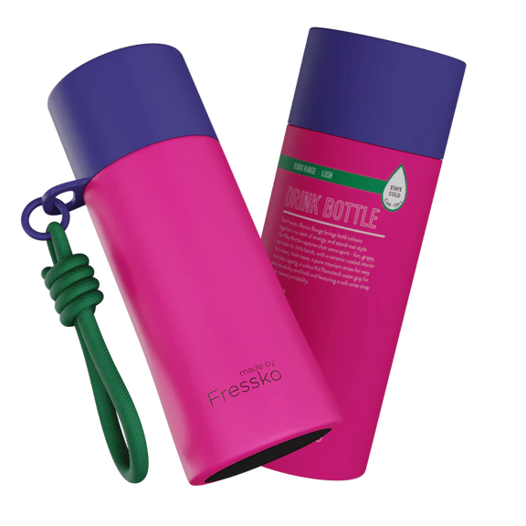 Leak proof kids water bottle ceramic interior