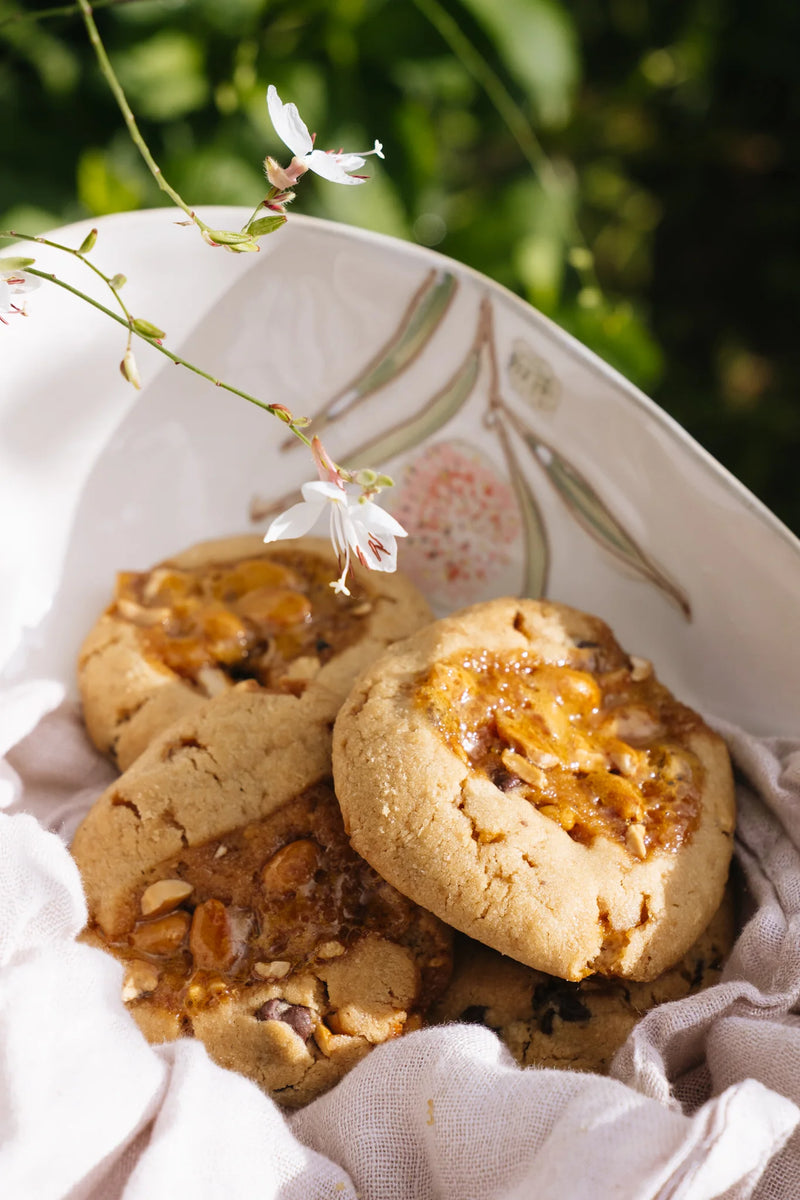 choc chunk peanut brittle biscuits