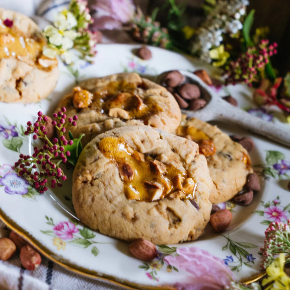 the humble biscuit volcano cookies