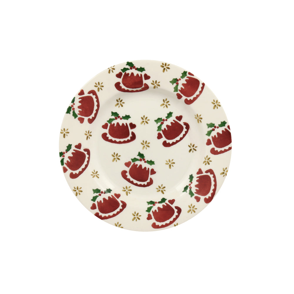 Emma Bridgewater Christmas Puddings 6½″ Plate festive design