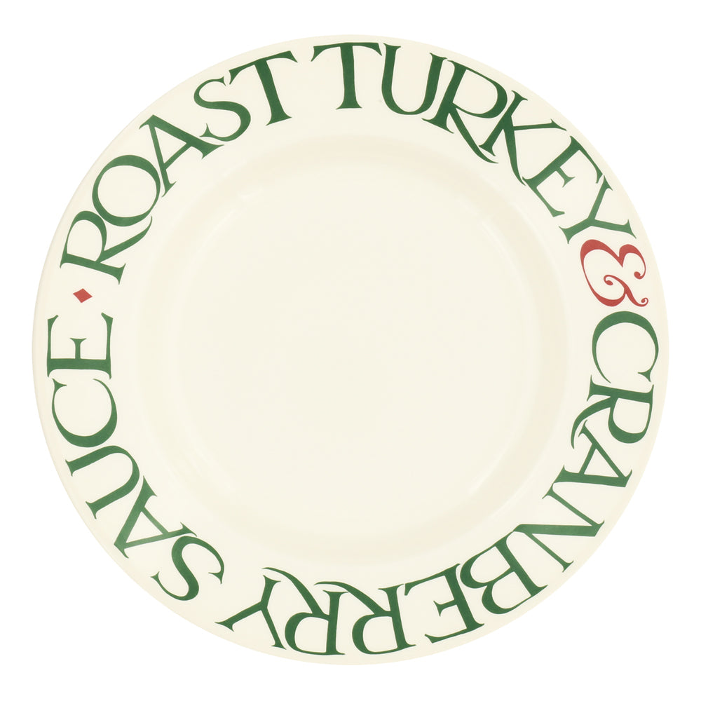 Emma Bridgewater Christmas Toast & Marmalade Roast Turkey 10 1/2" Plate