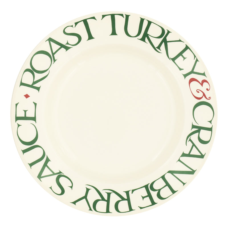 Emma Bridgewater Christmas Toast & Marmalade Roast Turkey 10 1/2" Plate