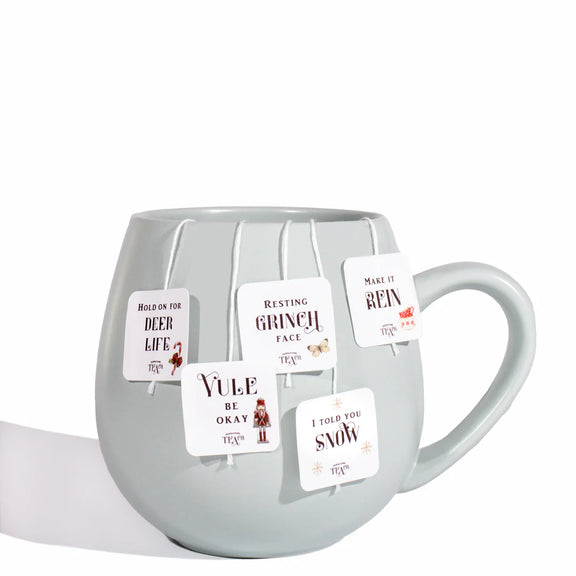 Pun christmas tea bags

