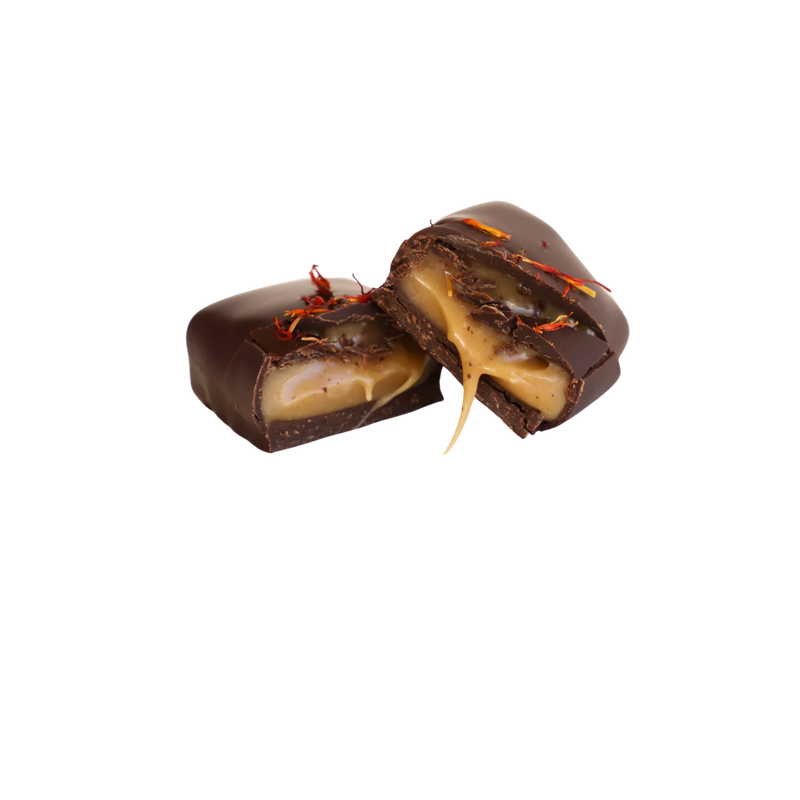 Loco Love Chocolate Classic Chewy Caramel with vanilla bean and Australian sea salt.