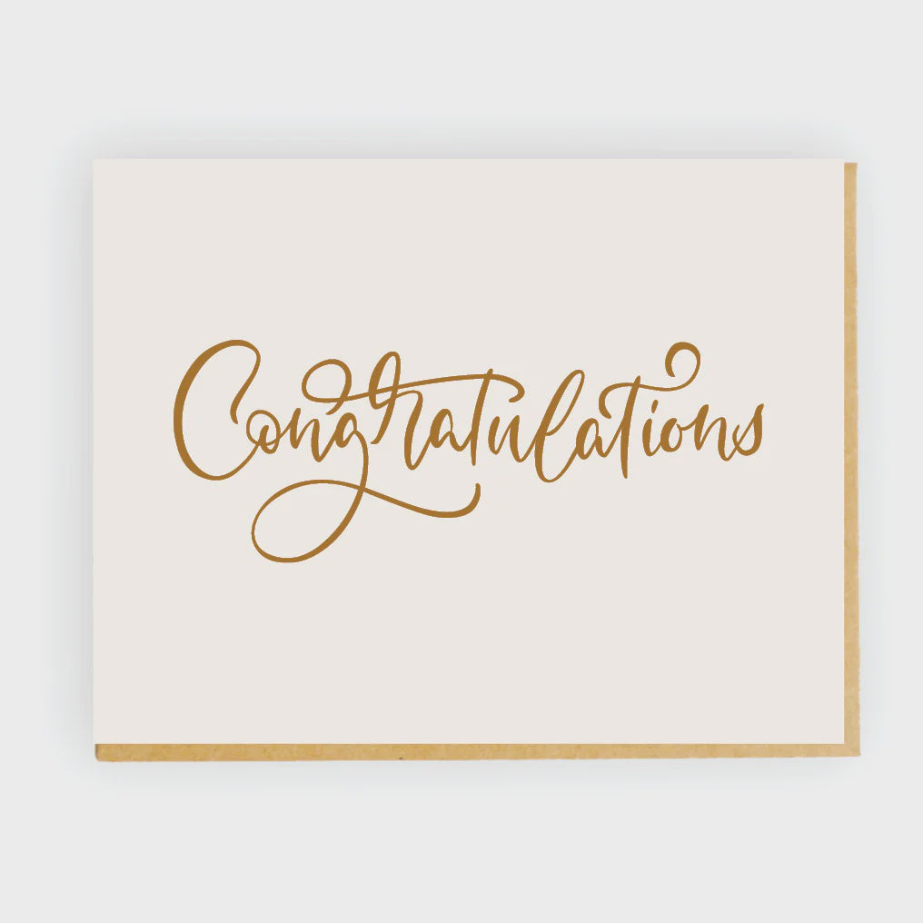 Congratulations (Gold Foil)
