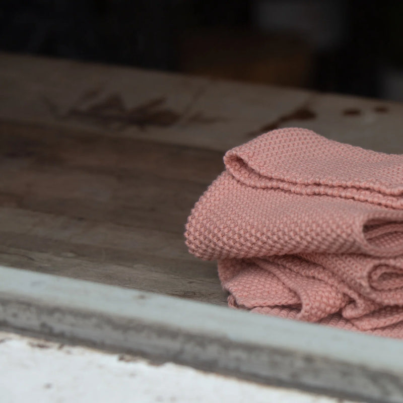 Cotton Wash Cloth - Pink
